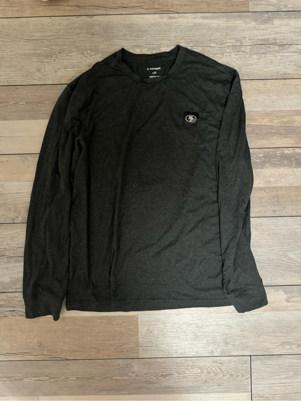 San Francisco 49ers Black Long Sleeve Crew Tee